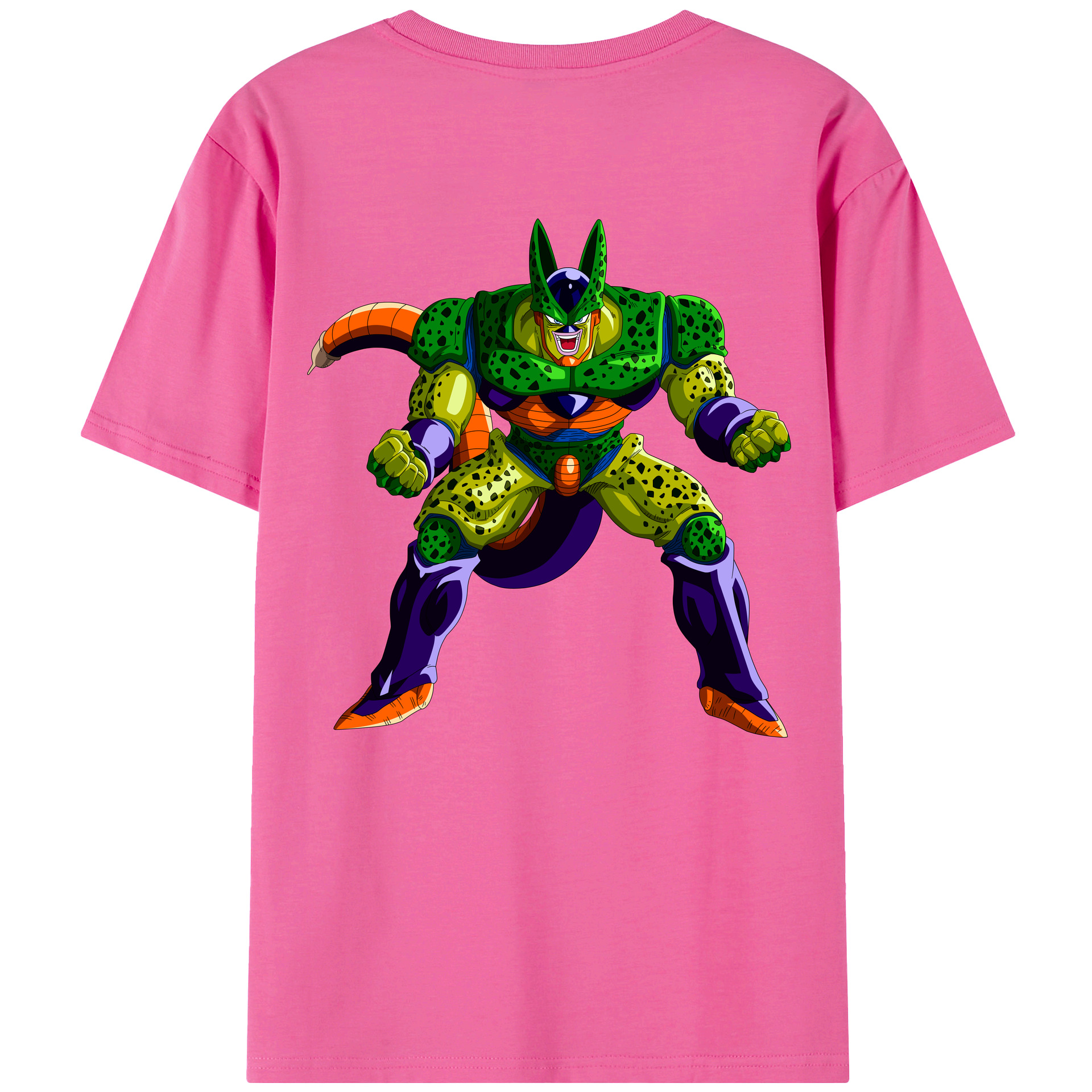 （画像用） ドラゴンボール セル DRAGON BALL Cell レディース半袖Tシャツ(バックプリント)
